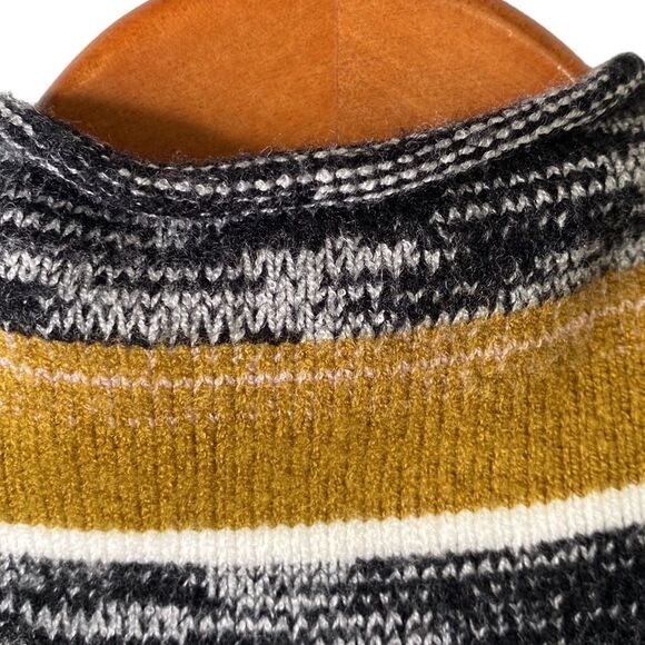 Anthropologie Maeve Space-Dyed Stripe Knit Tunic Top Dress Mock-Neck Sleeveless - Picture 8 of 16